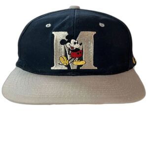 BNWOT 1990s Vintage Walt Disney Mickey Mouse Hat Baseball SnapBack Cap